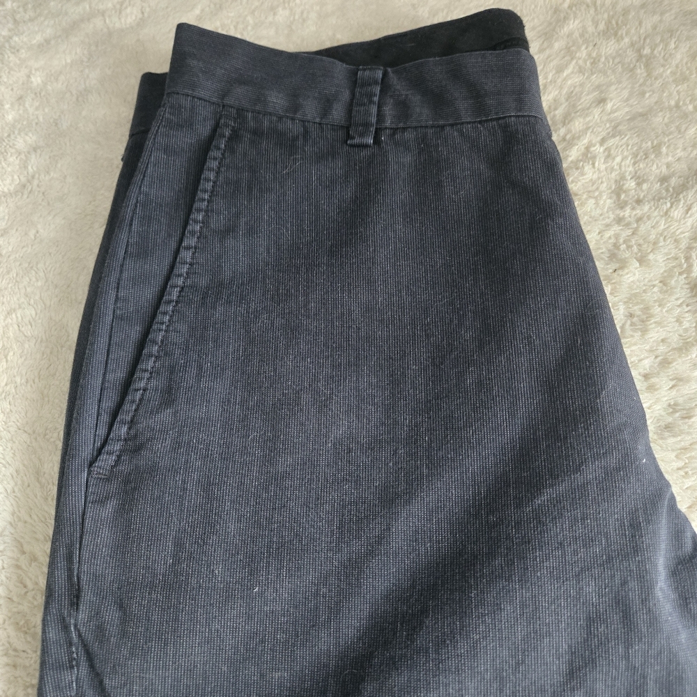 Dark Gray Casual Mens Dress Pants